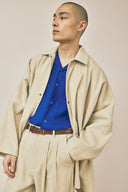 Pleated Trouser - Straw