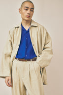 Pleated Trouser - Straw