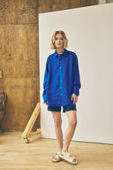 Straight Short - Navy Oxford