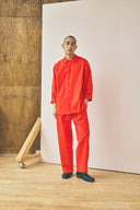 Pantalon à cordon de serrage - Tomate