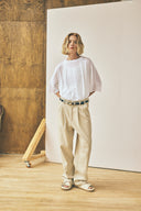 Pullover Tee - Powder