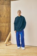 Oversized Snap Shirt - Deep Navy