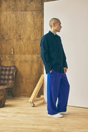 Oversized Snap Shirt - Deep Navy