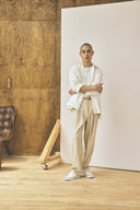 Oversized Shirt Jacket - Salt