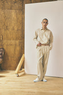 Chemise à boutons-pression oversize – Salt