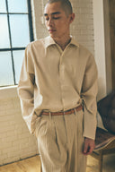 Chemise à boutons-pression oversize – Salt