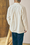 Oversized Snap Shirt - Salt