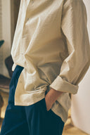 Chemise à boutons-pression oversize – Salt