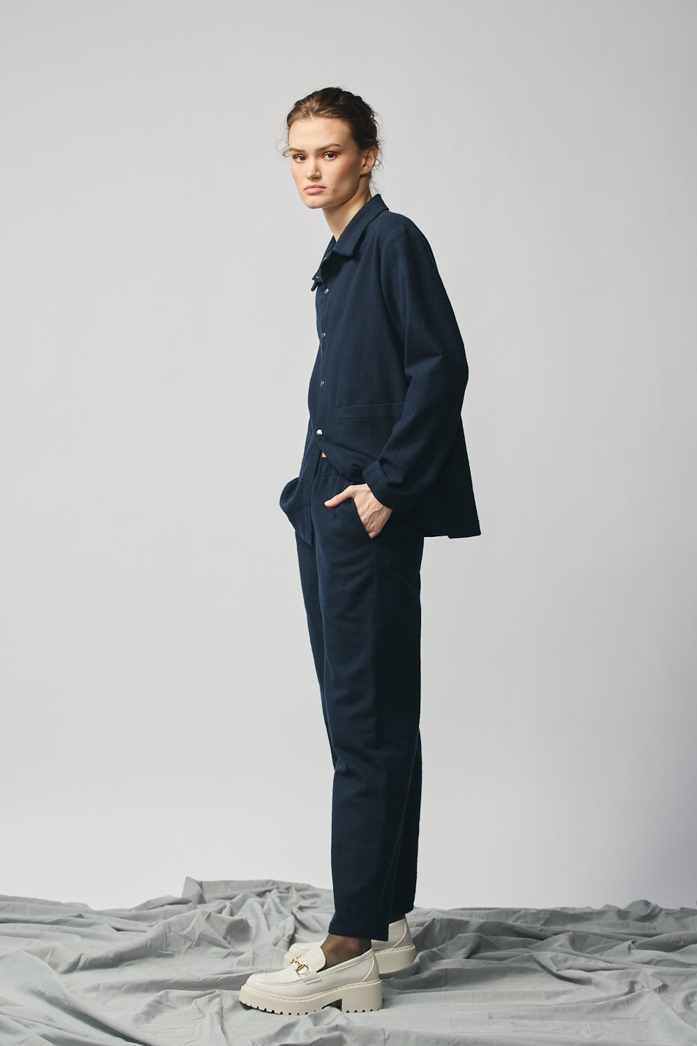 Gender-neutral Chore Jacket - Indigo