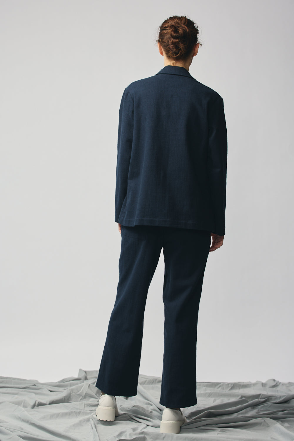 Gender-neutral Column Pant - Indigo