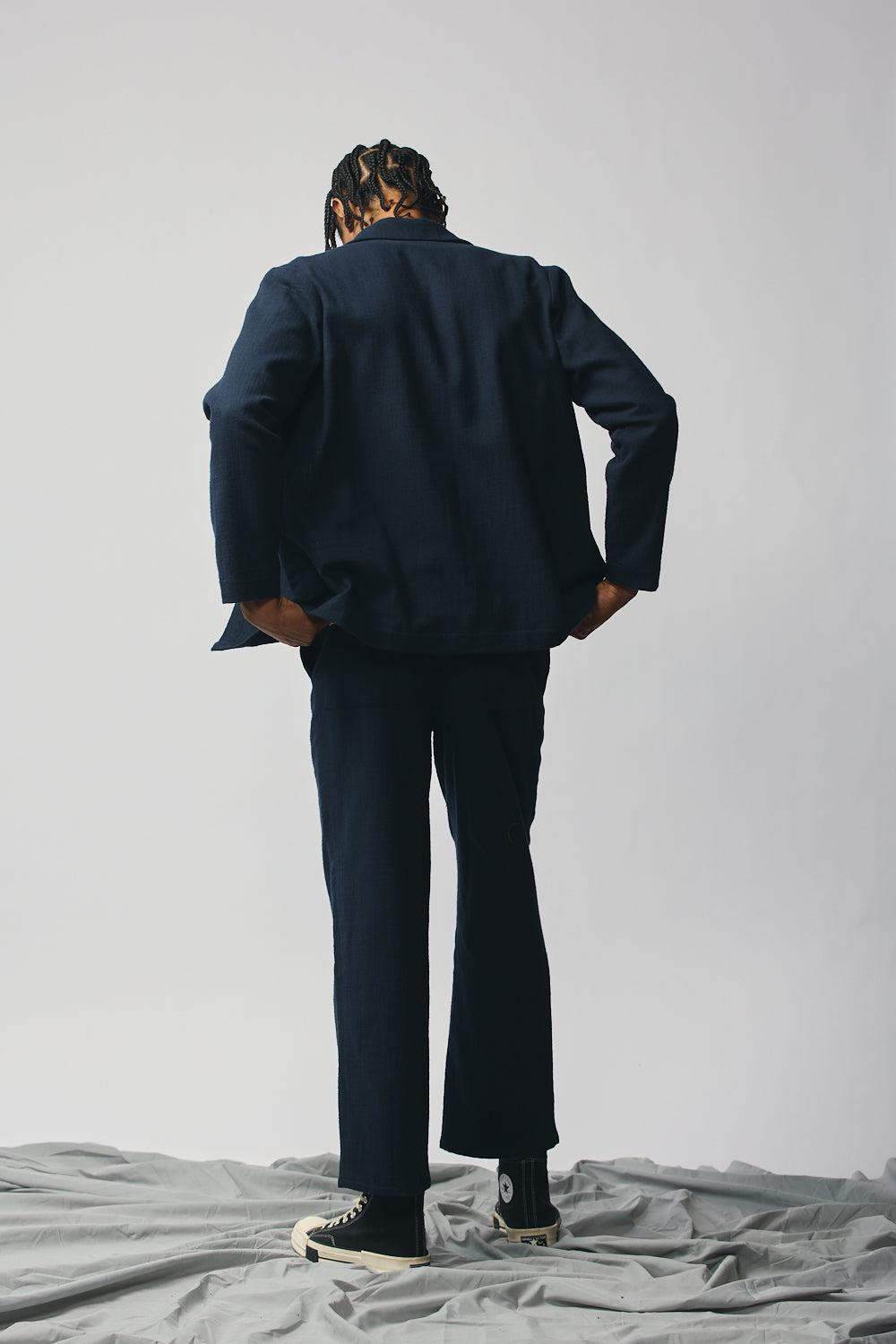 Gender-neutral Chore Jacket - Indigo