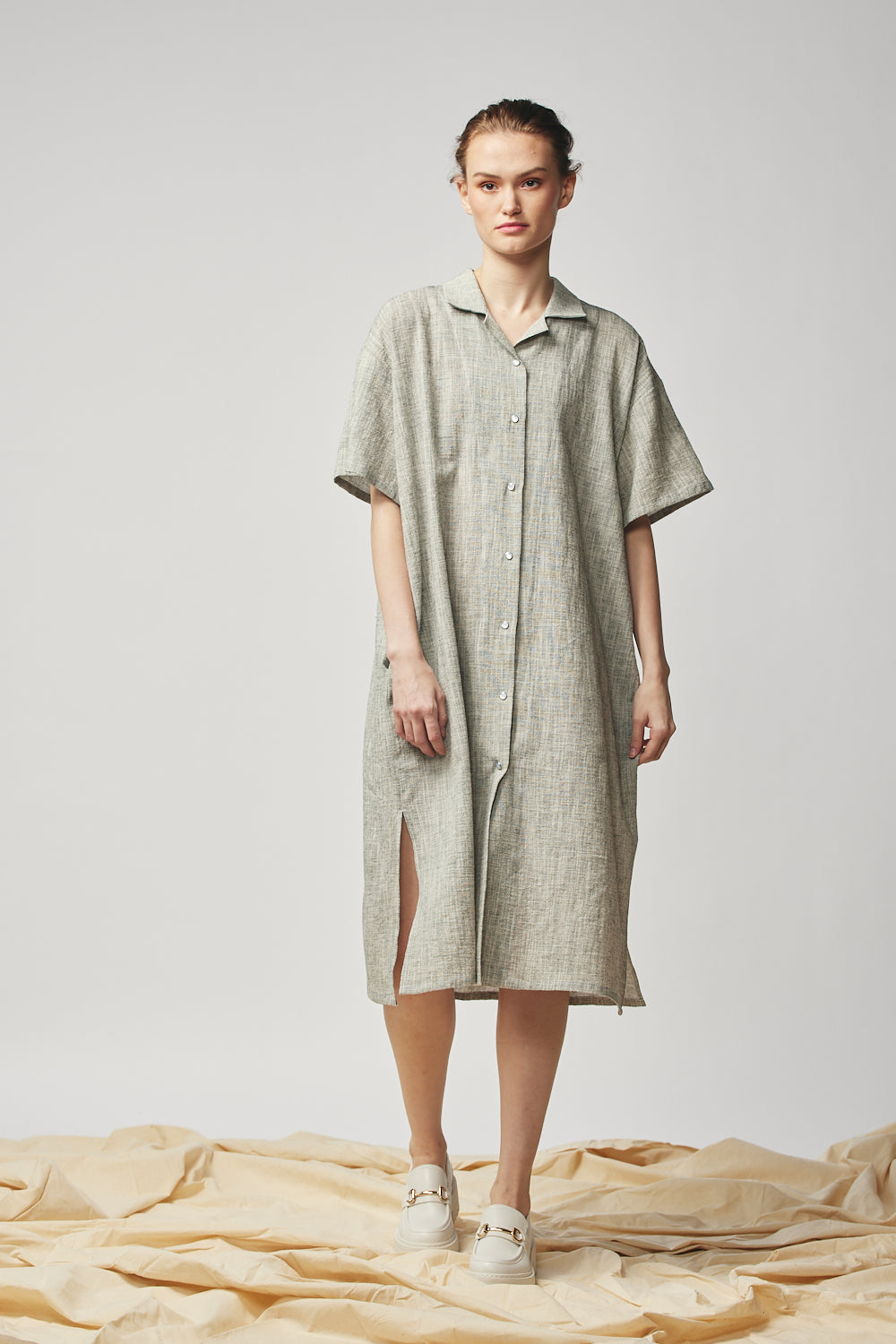 Shirtdress - Oyster