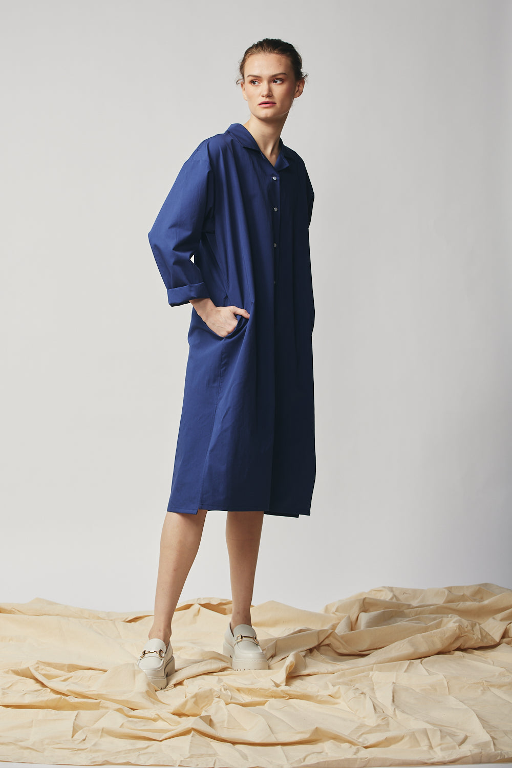 Shirtdress - Marine