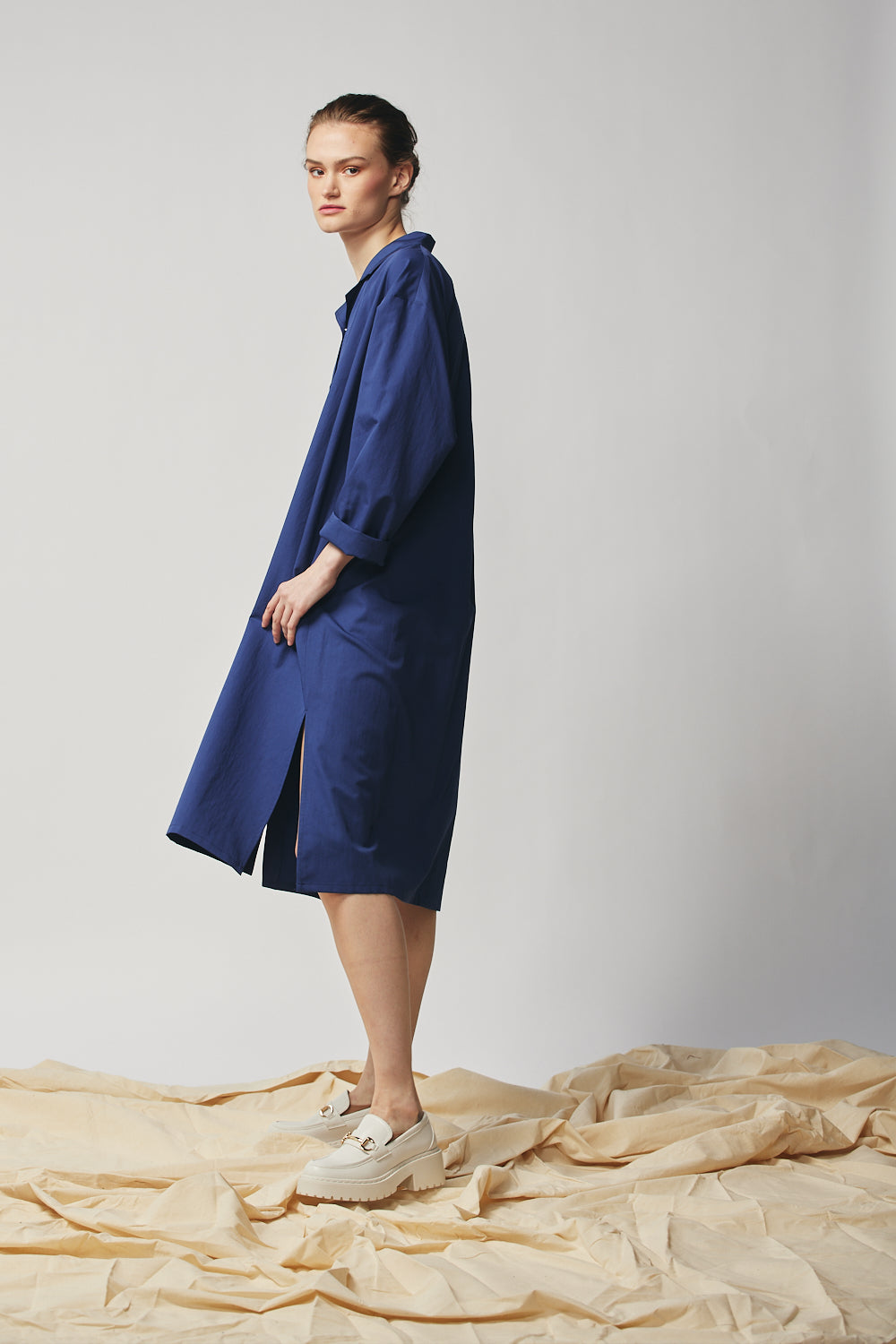 Shirtdress - Marine