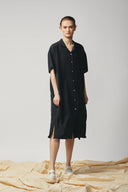 Shirtdress - Sandwashed Black