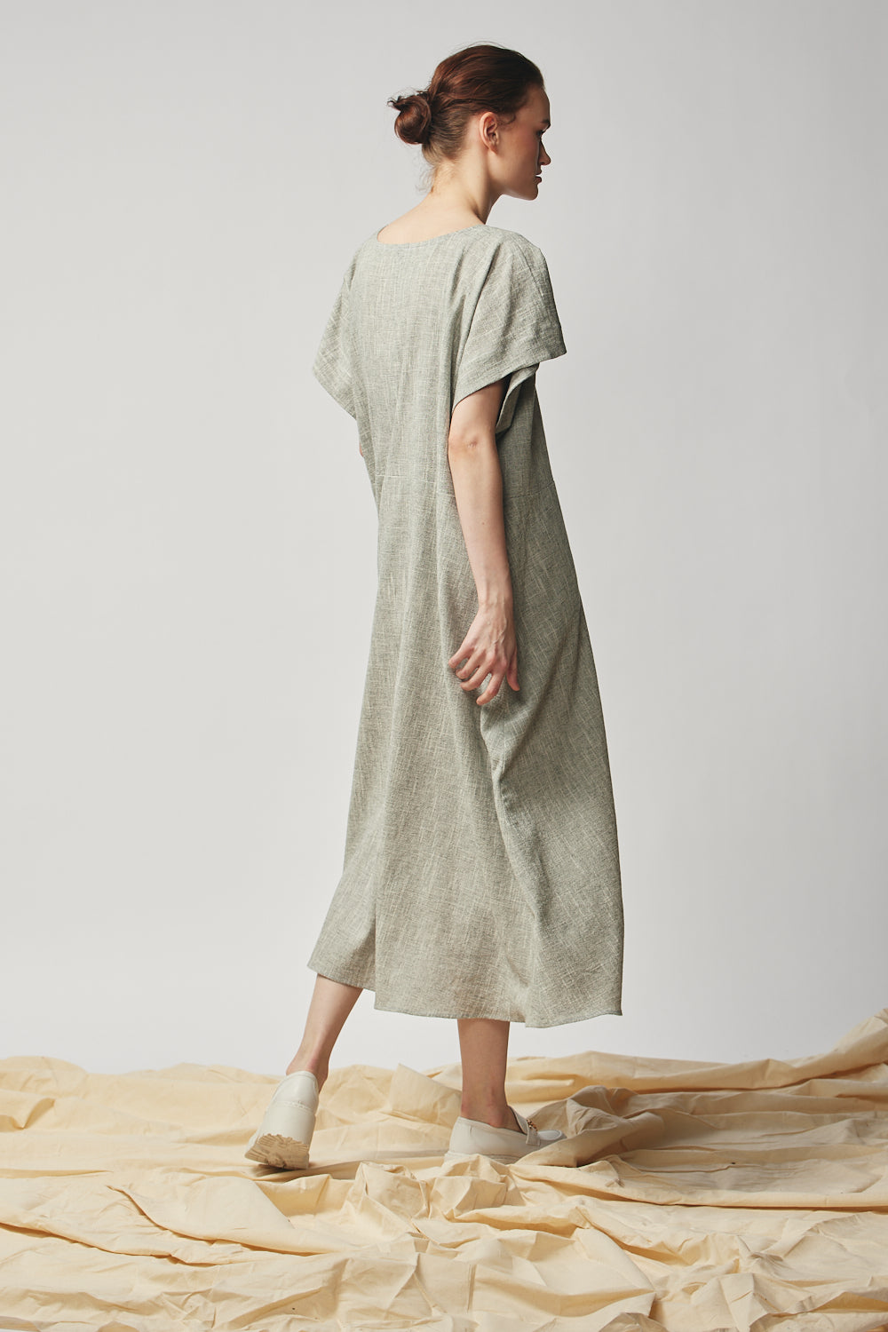 Oversized Tee Dress - Oyster