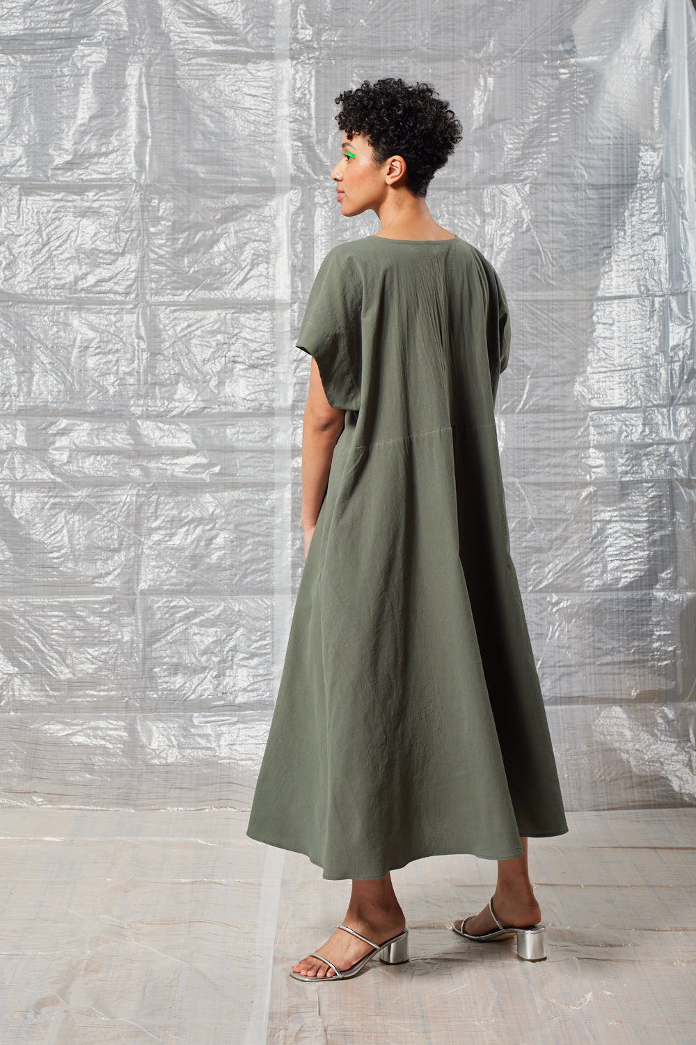 Oversized Tee Dress - Sage