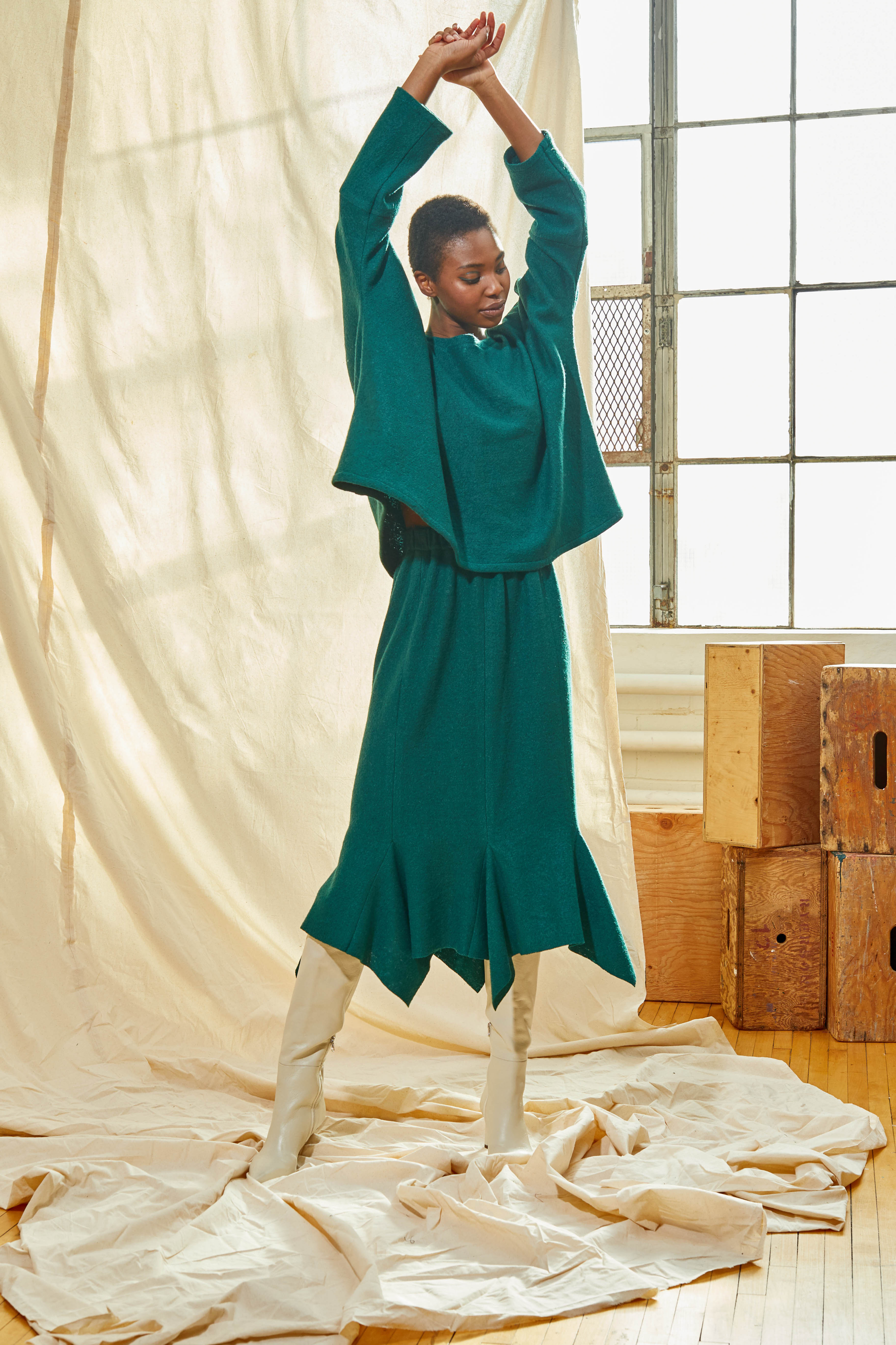 Flared Pullover Sample