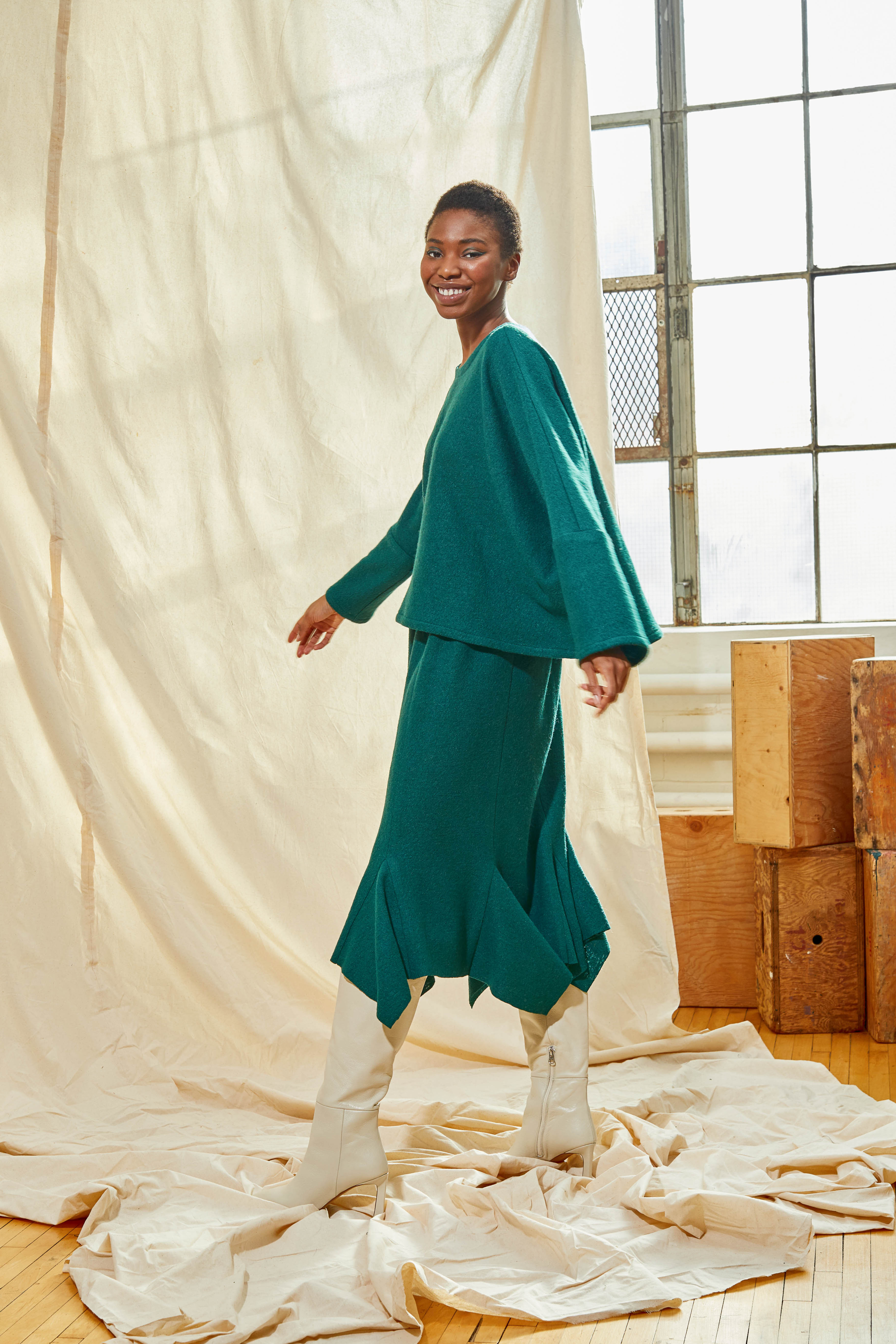 Flared Pullover Sample